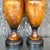 Vintage Late 20th Century Boho Burl Wood Urn Lamps - a Pair For Sale - Image 10 of 15