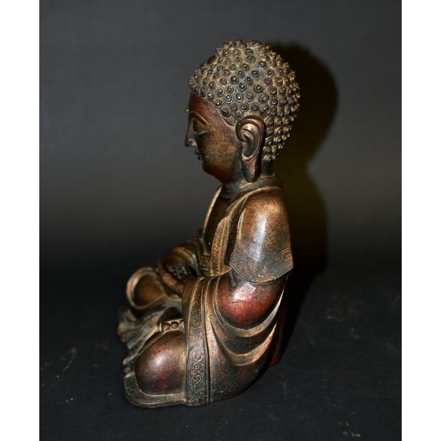 Bronze Cold Painted Baby Buddha Tang Style For Sale - Image 15 of 18