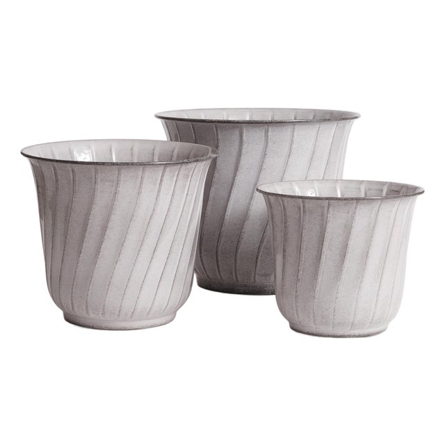 Leilani Pots, Set Of 3 For Sale