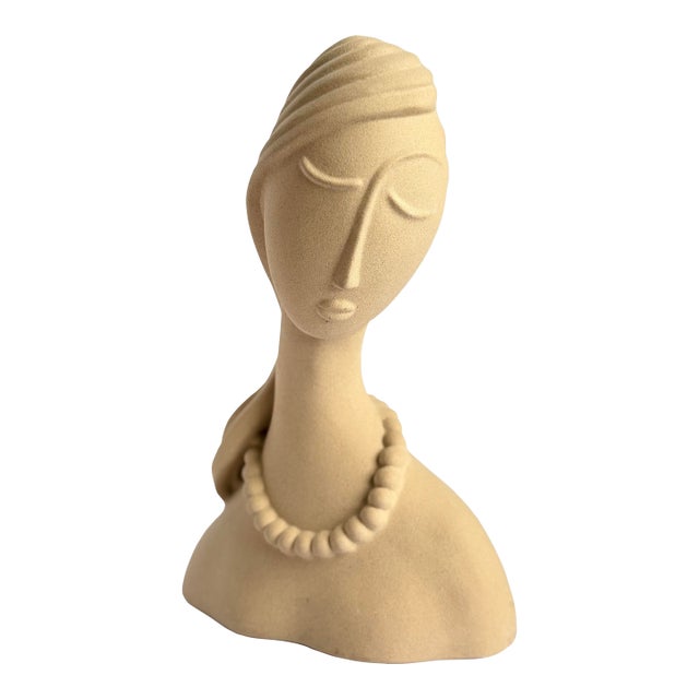 Vintage Haeger Modernist Lady Bust For Sale