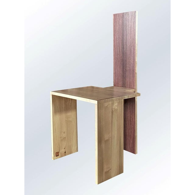 "Cimabue Palissandro" chair by Ferdinando Meccani. Sculpture chair designed by the Author in 1994; it is proposed again by...