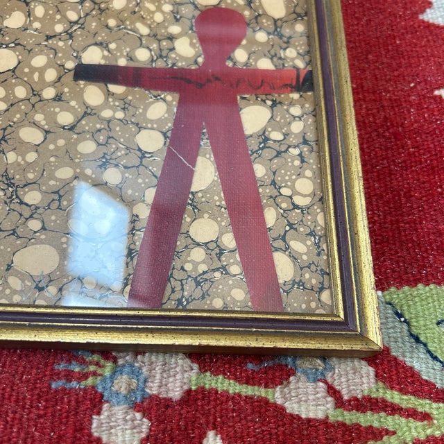 Contemporary original abstract collage by Wayne Cunningham. Measures approximately 7.5x9.5. Check out my shop Robins Egg...