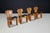Africa Chairs in Walnut and Leather by Afra and Tobia Scarpa for Maxalto, Italy 1975, Set of 4 For Sale - Image 3 of 13