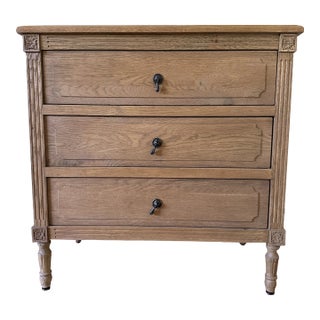 Restoration Hardware Oak Drawer or Nightstand For Sale