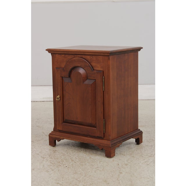 Chippendale Bartley Collection Cherry Chippendale 1 Door Spice Cabinet For Sale - Image 3 of 17