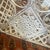 Vintage Victorian French Style White Iron / Lattice Rectangle Basket W/ Leaves/Tiles & Fixed Handle For Sale - Image 6 of 18