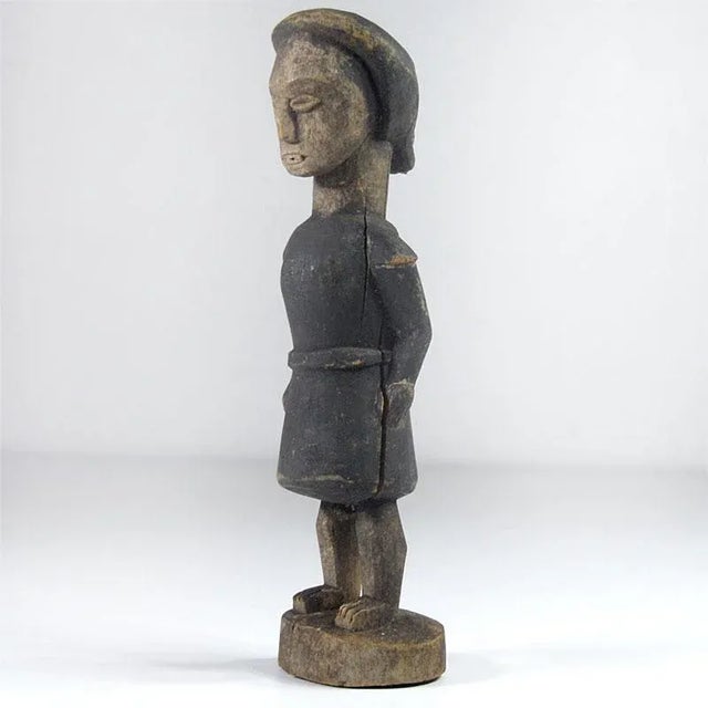Fang Gabon Figurine in Wood, 1980s For Sale - Image 9 of 10