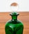 Green Mid 20th Century Modern Art Glass Studio Decanter Green Barware Holmegaard Kluk For Sale - Image 8 of 12