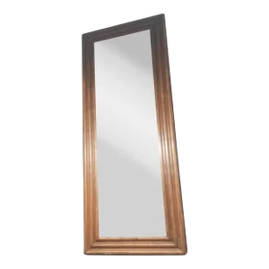Vintage Midcentury Modern Wood Framed Mirror