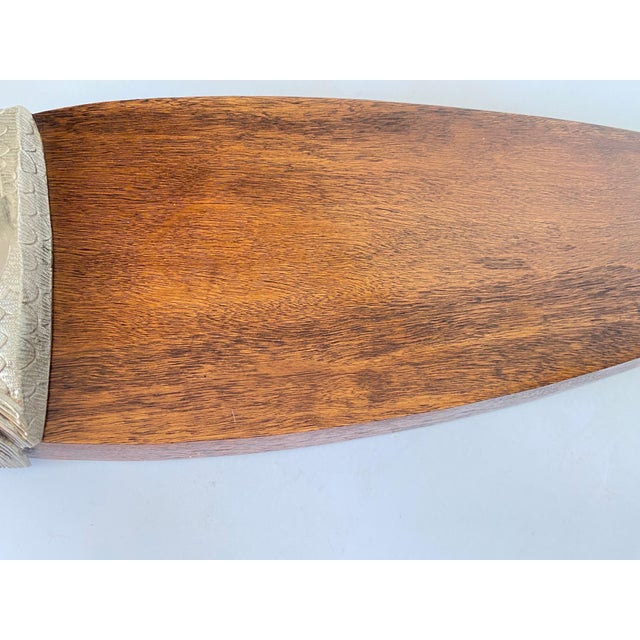 20th Century French Brown Wooden Cutting Board For Sale - Image 10 of 15