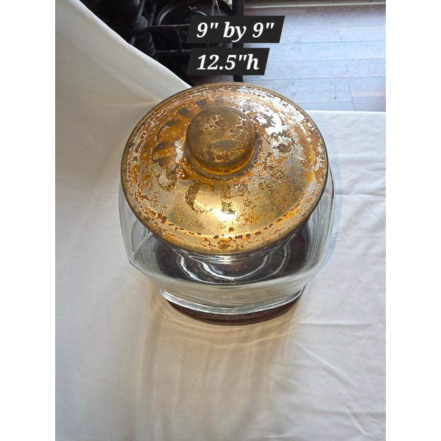 Transparent Antique Chico's Peanut Jar For Sale - Image 8 of 14