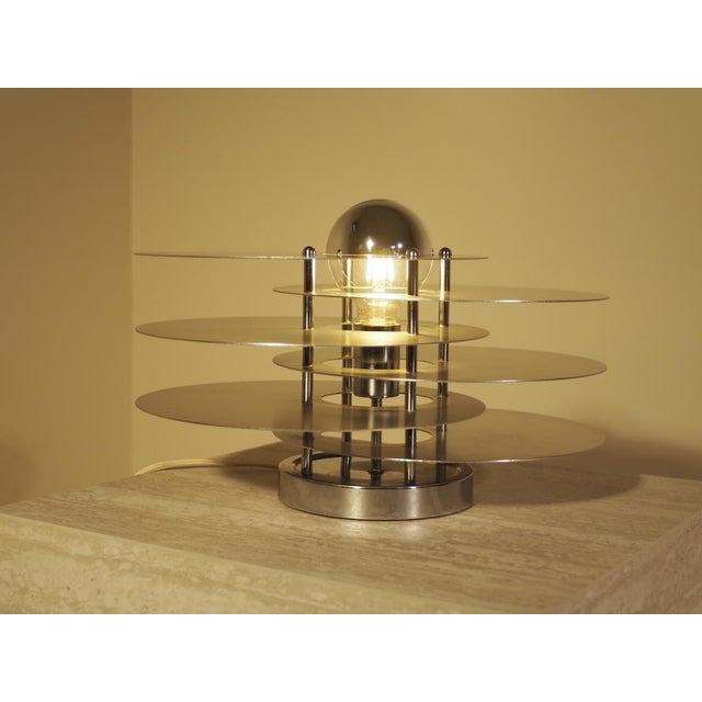 Space Age Italian Layered Table Lamp, Italy, 1960s For Sale - Image 14 of 17