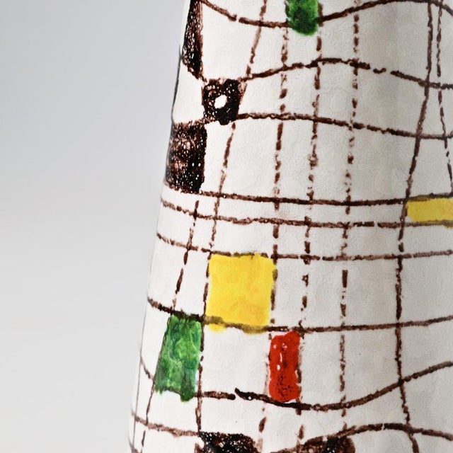 Mid-Century Mondrian Jug by Aldo Londi for Bitossi, 1960s For Sale - Image 9 of 10