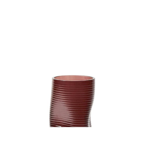 Glass Coral Vases in Hand-Blown Venetian Glass from Cassina, Set of 2 For Sale - Image 7 of 11