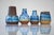 Blue Mid-Century Modern Art Pottery Vases by Michael Andersen, 1960s, Set of 4 For Sale - Image 8 of 18