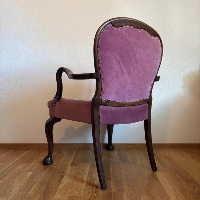 Antique English Armchairs, 1800s, Set of 2 For Sale - Image 9 of 16
