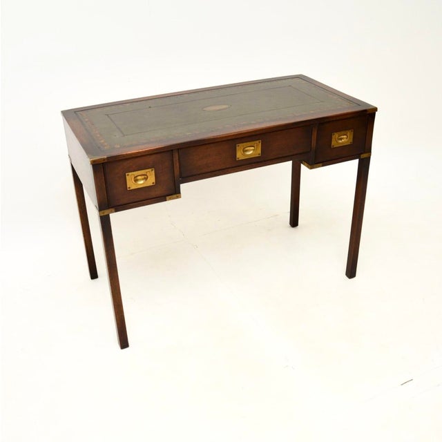 Military Campaign Desk, 1930s For Sale - Image 11 of 11