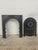 A remarkable piece of Southern architectural history, this late 19th-century cast iron fireplace surround and matching...