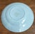 Wedgwood Embossed Queen's Ware Replacement teacup saucer "Cream on Lavender". It features a glossy powder-blue glazed base...