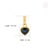 Heart-Shaped Blue Sapphire Bezel Set Solitaire Pendant in 14k Yellow Gold For Sale - Image 11 of 15