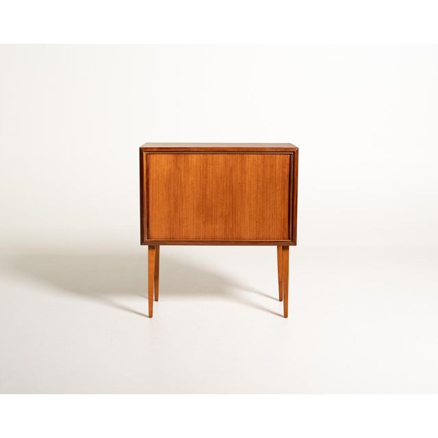 Scandinavian Teak Bar Cabinet with Shutter, 1950s For Sale - Image 11 of 11
