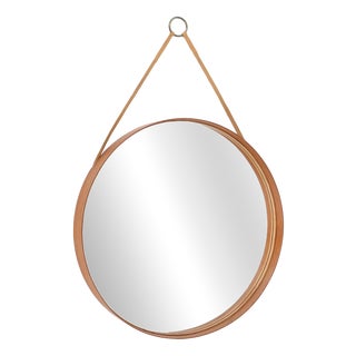 Mid-Century Modern Teak Model 103 Wall Mirror from Glas Mäster, Markaryd, Sweden, 1970s For Sale