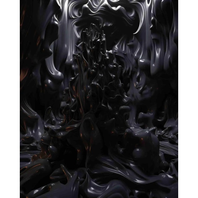 Gleaming Transition embodies a seamless evolution, where forms transition with luminous elegance on the canvas. The play...