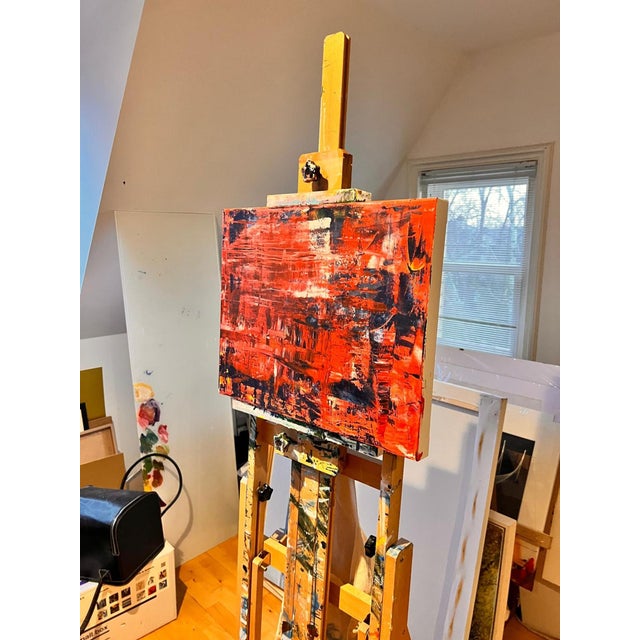 This listing is for a 16 x 20 inch acrylic on canvas painting, with a signed certificate of authentication. My abstract...