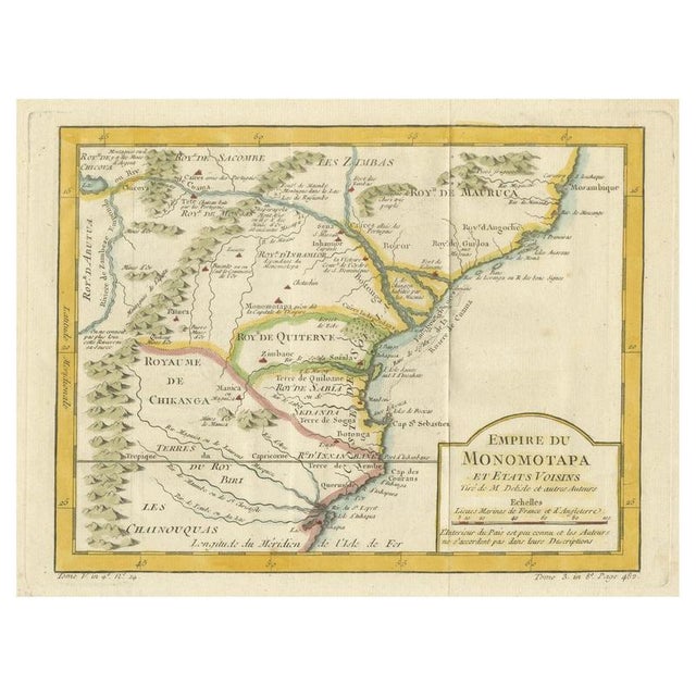 Monomotapa Empire Map, 1740 For Sale - Image 10 of 10
