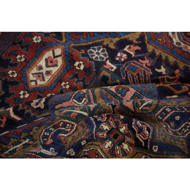 Vintage Heriz Carpet - 7'5" X 10'4" For Sale - Image 10 of 13