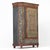 Rustic Farmhouse Folk Art Painted Bridal Cabinet, 1834 For Sale - Image 11 of 16