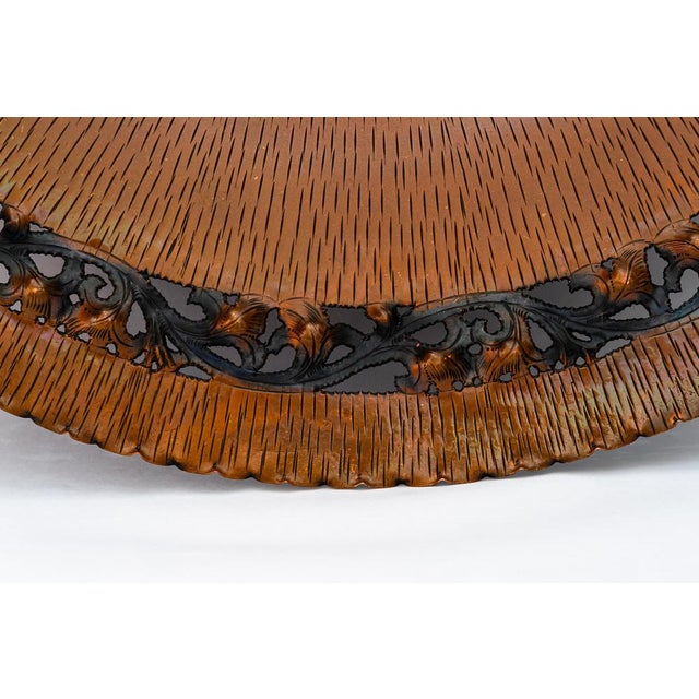 Italian Saint Geogius Kills Dragon Big Wall Decoration in Copper, 1950s For Sale - Image 4 of 15