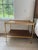 Brass Vintage French Baguès Style Brass & Leather Side Table For Sale - Image 8 of 8