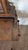 Italian Makeup Dressing Table in Walnut, in Worn conditions. Designed before 1890