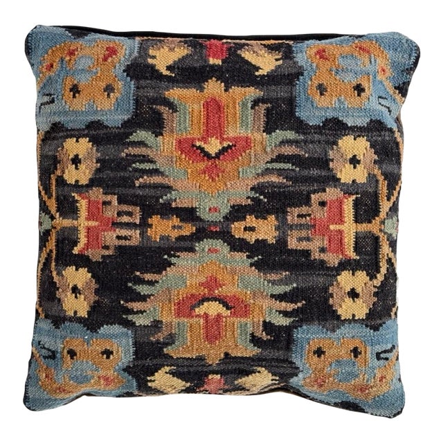 Early 20th Century Turkish Kilim Pillow For Sale
