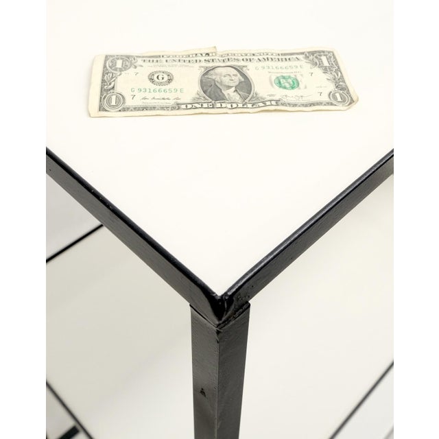 Frederick Weinberg Iron White Enamel Shelves Etagere Wall Unit Chairish