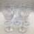 French Hexagon Stemmed Crystal Water Goblets-Set of 8 For Sale - Image 13 of 13