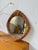 Vintage French Riviera Wicker-Framed Mirror, 1960s For Sale - Image 4 of 18