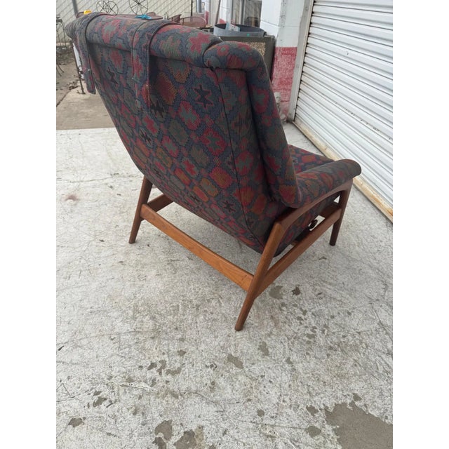 Mid 20th Century Mid 20th Century Folke Ohlsson for Dux Recliner and Lounge Chair For Sale - Image 5 of 9