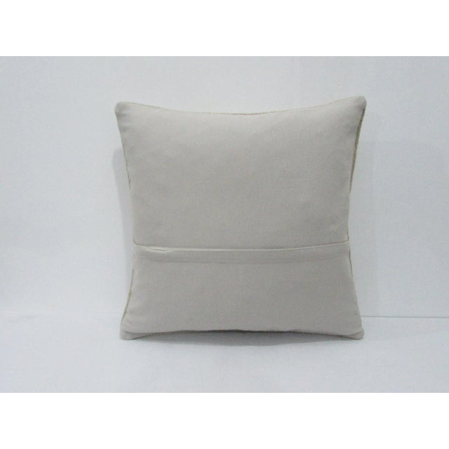 Traditional Washed Out Turkish Pillow Cover For Sale - Image 3 of 4