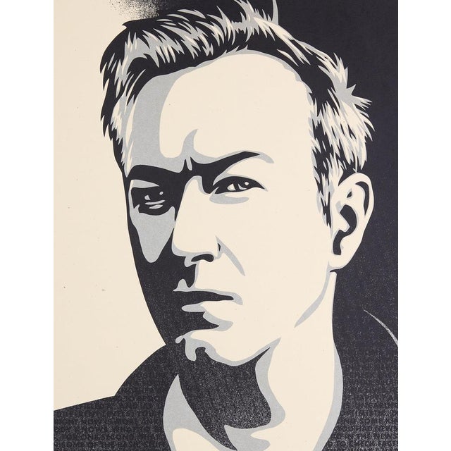 Contemporary Shepard Fairey, Andy Gill, Anti Hero, Lithograph For Sale - Image 3 of 4