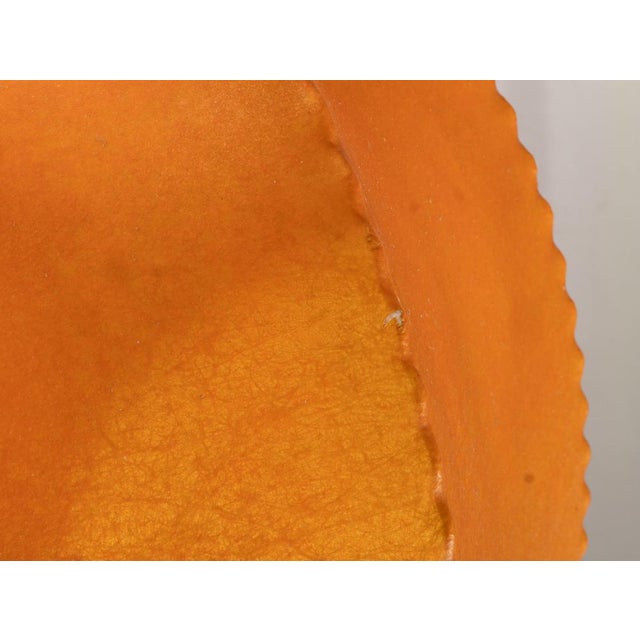1960s Orange Cocoon Pendant Lamp, 1960s For Sale - Image 5 of 7