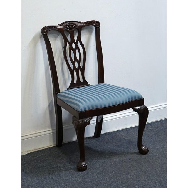 Pennsylvania House Pennsylvania House Solid Mahogany Traditional Chippendale Style Dining Side Chair 13-3107 / 13-3108 For Sale - Image 4 of 11