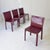 1970s Cab 412 Chairs in Burgundy Leather by Mario Bellini for Cassina, 1970s, Set of 4 For Sale - Image 5 of 14