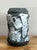 This vintage Raku fired studio pottery vase is a striking example of "controlled chance" in ceramic art. Hand-thrown into...