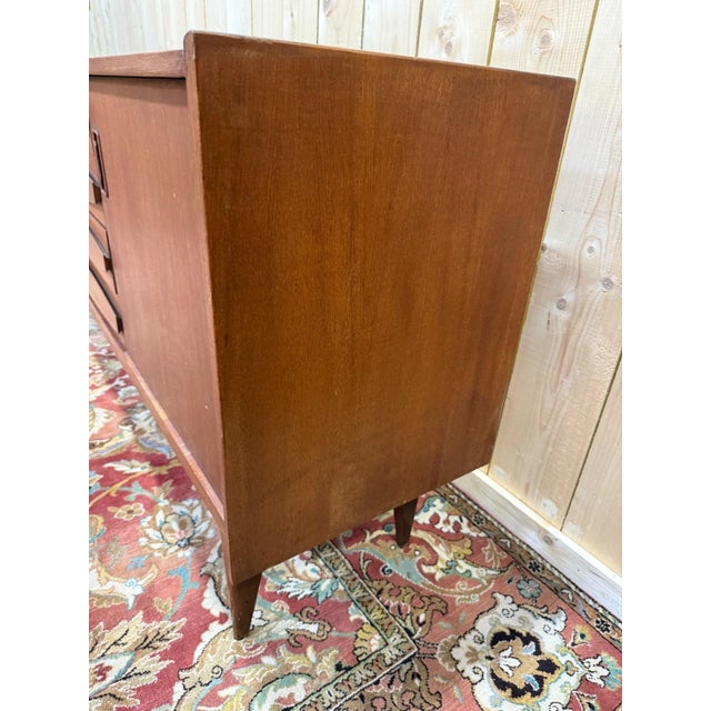 Vintage Scandinavian Sideboard in Teak and Veneer, 1960s For Sale - Image 4 of 10
