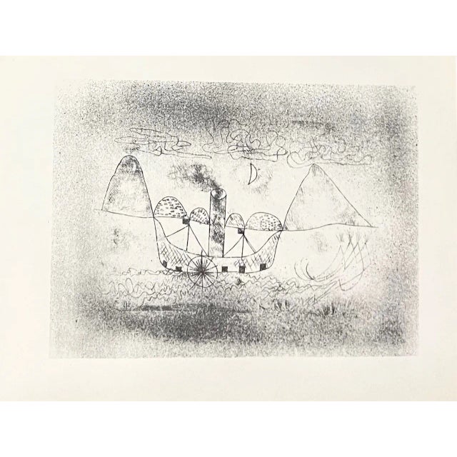 Artist: Paul Klee Country: Switzerland / Germany Title: Lugano -1922 Medium: Engraving – 28 printed: 1947 by Meriden...