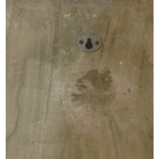 Gray Vintage Wall Plaque With Foliate Relief For Sale - Image 8 of 8