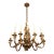 Rococo 12 Arm Bronze Chandelier For Sale