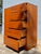 Danish Mid 20th Century Modern Teak Highboy Dresser or Gentlemen’s Chest For Sale - Image 13 of 17